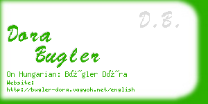 dora bugler business card